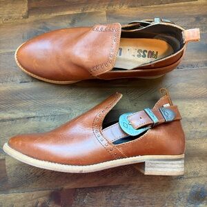 Musse & Cloud Gipsy Leather Ankle Booties Womens 7 Dressy Cowgirl Western NFR